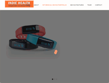 Tablet Screenshot of indie-health.com
